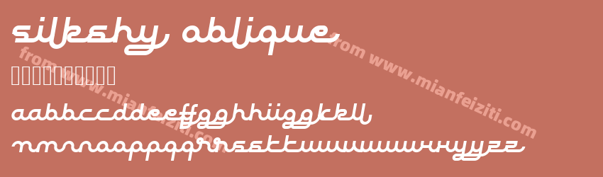 Silkshy Oblique预览图1
