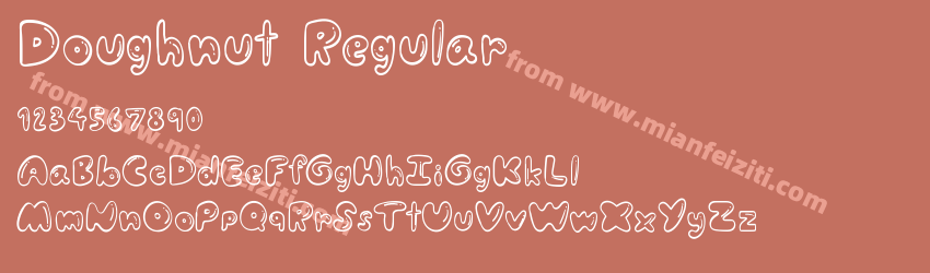 Doughnut Regular预览图1