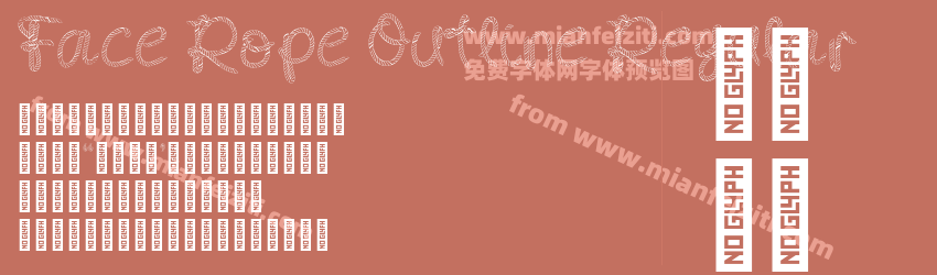 Face Rope Outline Regular预览图1