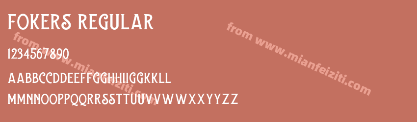 Fokers Regular预览图1