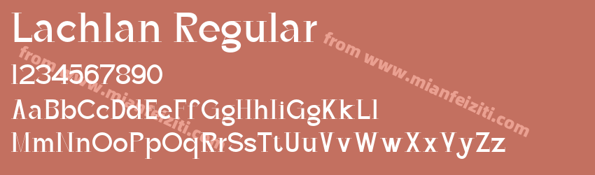 Lachlan Regular预览图1