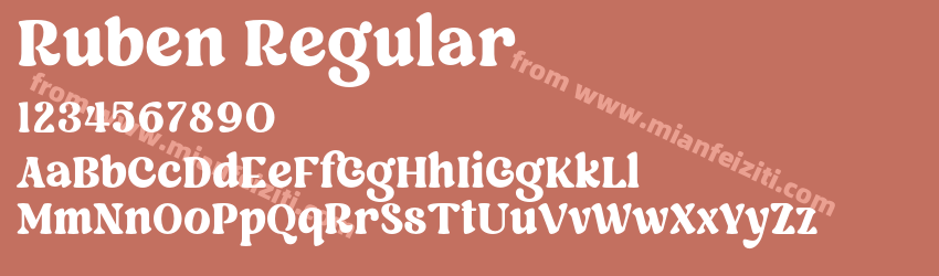 Ruben Regular预览图1