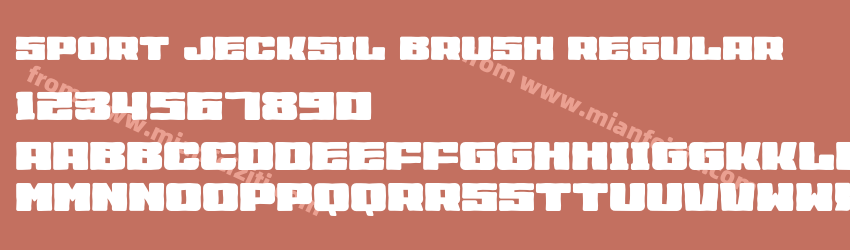 Sport Jecksil Brush Regular预览图1