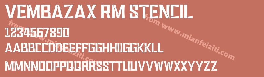 VEMBAZAX RM STENCIL预览图1