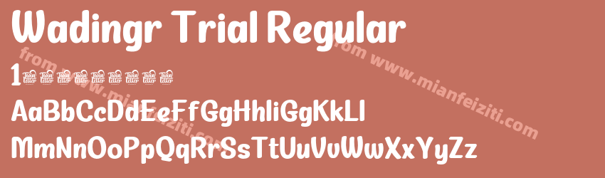 Wadingr Trial Regular预览图1