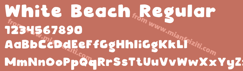 White Beach Regular预览图1
