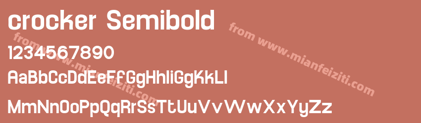 crocker Semibold预览图1