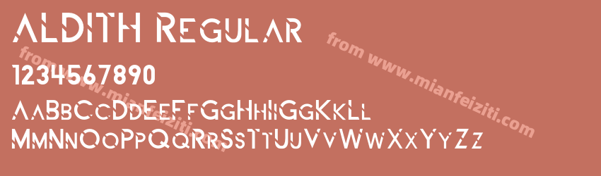 ALDITH Regular预览图1