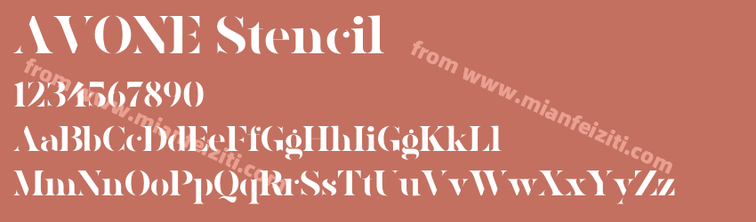 AVONE Stencil预览图1