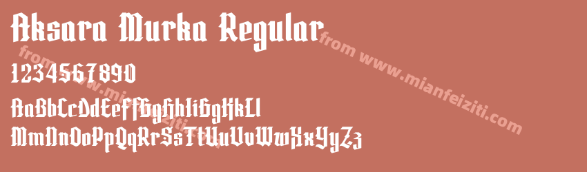 Aksara Murka Regular预览图1