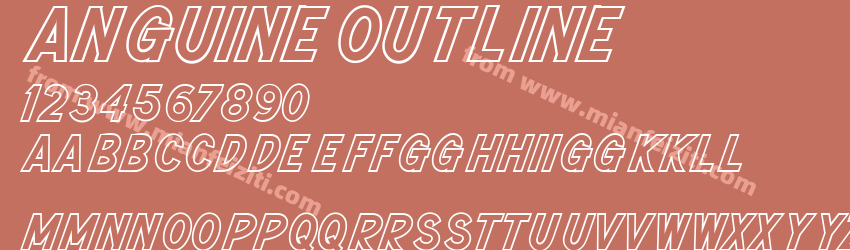 Anguine Outline预览图1