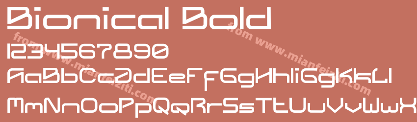 Bionical Bold预览图1