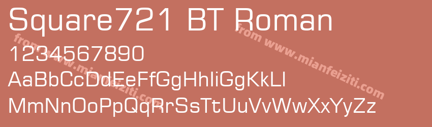Square721 BT Roman预览图1
