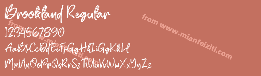 Brookland Regular预览图1
