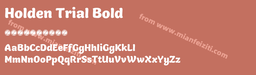 Holden Trial Bold预览图1