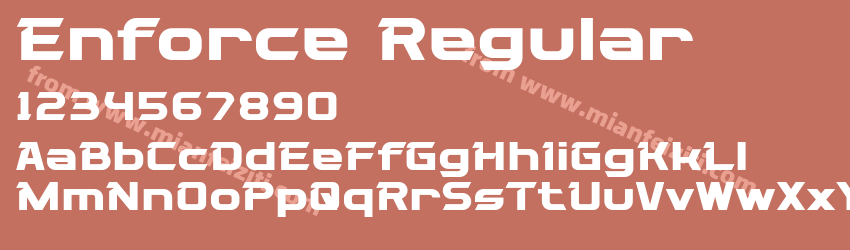 Enforce Regular预览图1