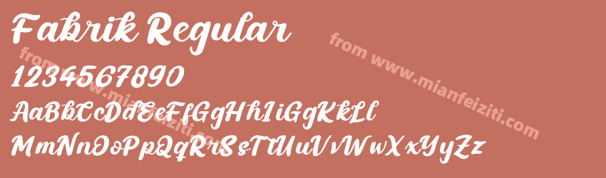 Fabrik Regular预览图1