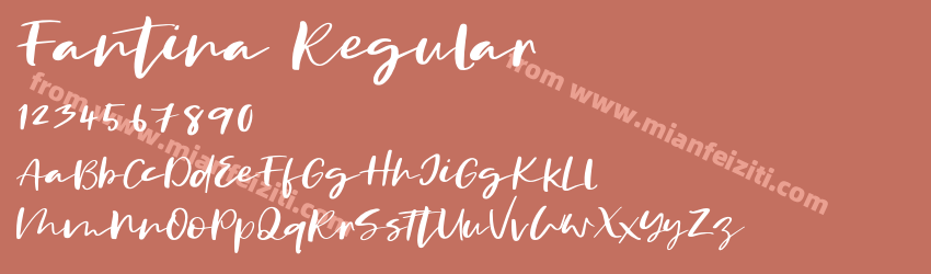 Fantina Regular预览图1