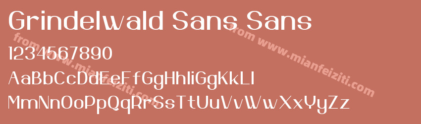 Grindelwald Sans Sans预览图1