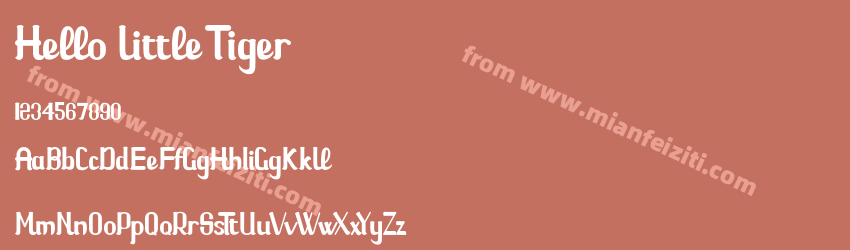 Hello Little Tiger预览图1