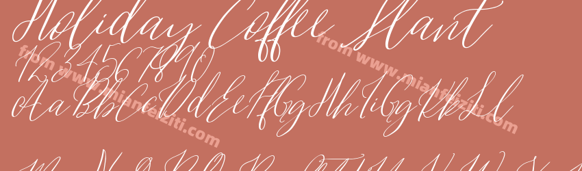 Holiday Coffee Slant预览图1