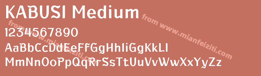 KABUSI Medium预览图1