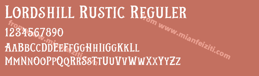 Lordshill Rustic Reguler预览图1