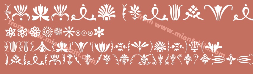 Bodoni Ornaments ITC预览图1