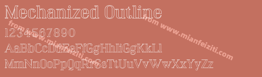 Mechanized Outline预览图1