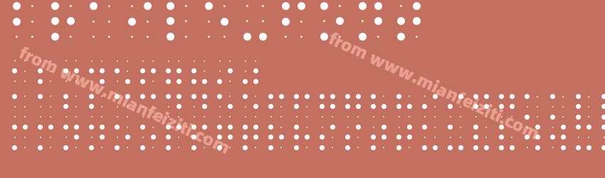 Braile font预览图1
