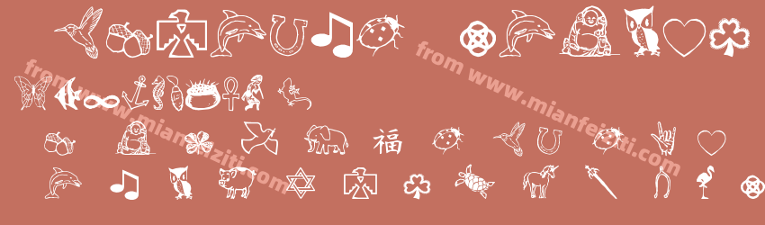 Charming Symbols字体预览