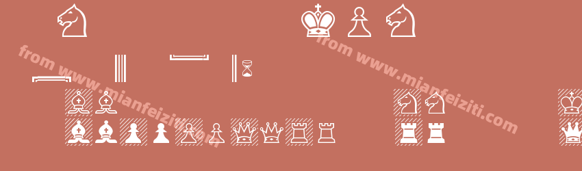 Chess Alpha字体预览
