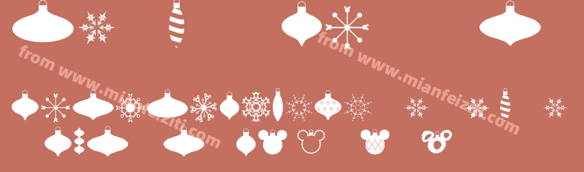 Christmas-Mouse-1字体预览