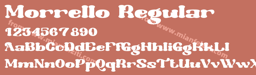 Morrello Regular预览图1