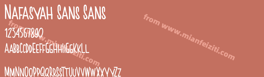 Nafasyah Sans Sans预览图1