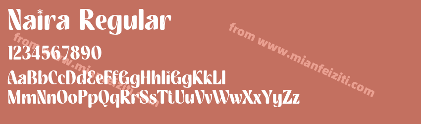 Naira Regular预览图1