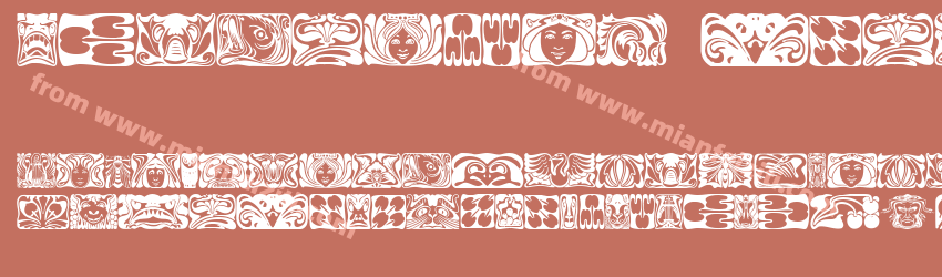 Jugendstil Ornamente预览图1
