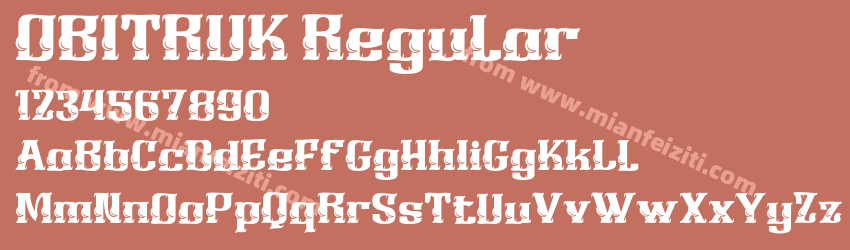 OBITRUK Regular预览图1