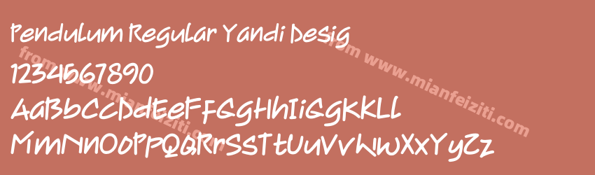 Pendulum Regular Yandi Desig预览图1