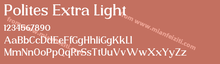 Polites Extra Light预览图1