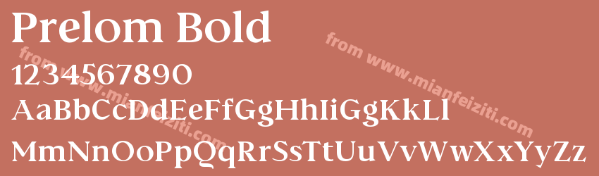 Prelom Bold预览图1