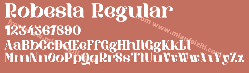 Robesta Regular预览图1