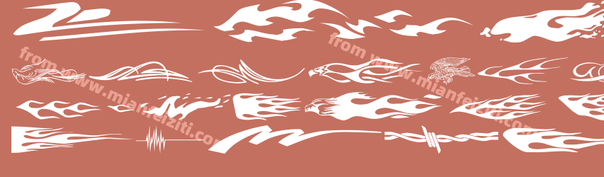Vehicle Decals ' Flames & Art'预览图1