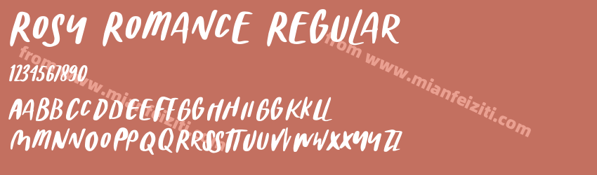 Rosy Romance Regular预览图1