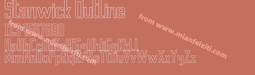 Stanwick Outline预览图1