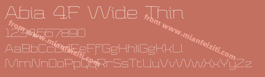 Abia 4F Wide Thin预览图1