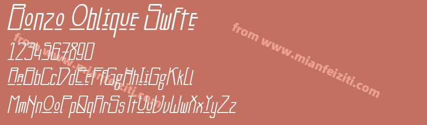 Bonzo Oblique Swfte预览图1