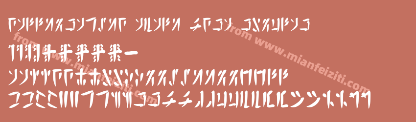 Calligraphic Avali Scra Regular预览图1