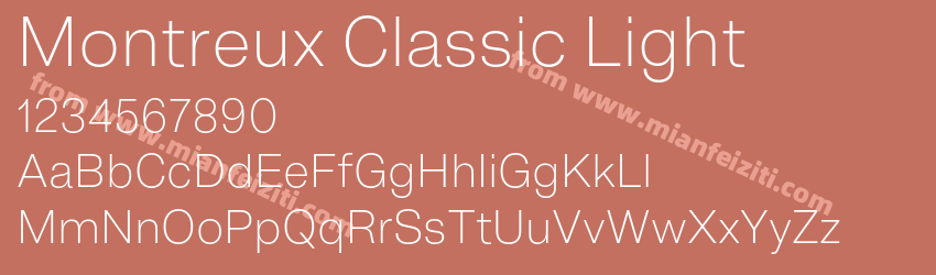 Montreux Classic Light预览图1
