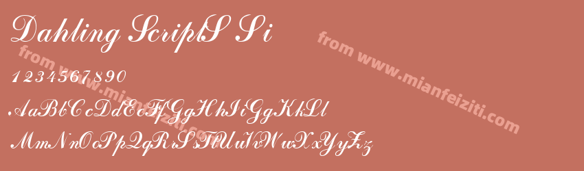 Dahling ScriptS Si预览图1